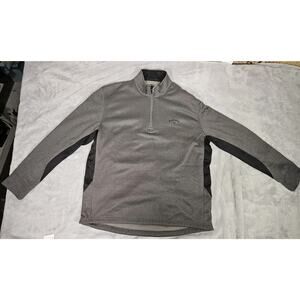 Callaway Golf 1/4 Zip Pullover Mens XL Gray Performance Jacket Lightweight